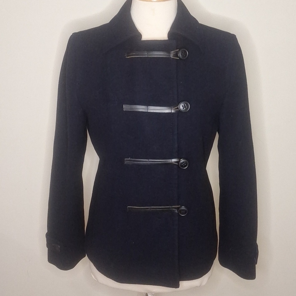 J. Press Ladies Wool/Angora Deck/Duffle Coat Size M